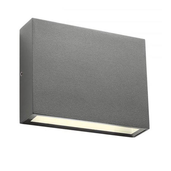 Redo 90376 - LED vägglampa för utomhusbruk KAMAL LED/4,4W/230V 3000K IP54 grå
