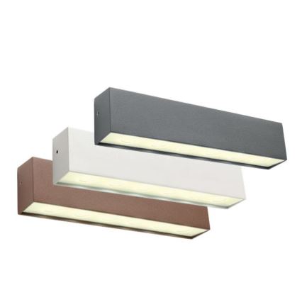 Redo 90393 - LED vägglampa för utomhusbruk OMNIA LED/12W/230V 3000K IP54 vit