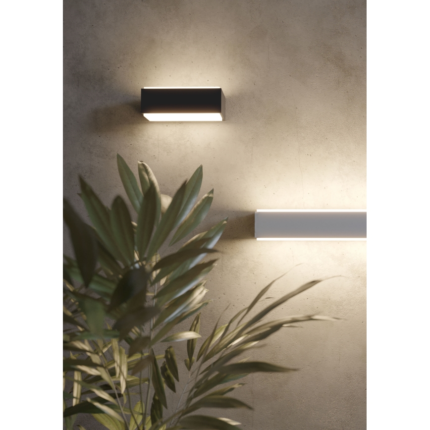 Redo 90402 - LED vägglampa för utomhusbruk DASH LED/9W/230V 4000K IP65 antracit