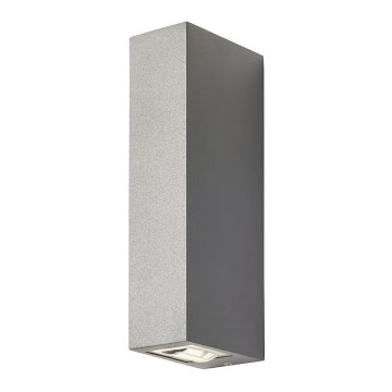 Redo 90421 - LED vägglampa för utomhusbruk ACE 2xLED/5,84W/230V 3000K IP54 grå