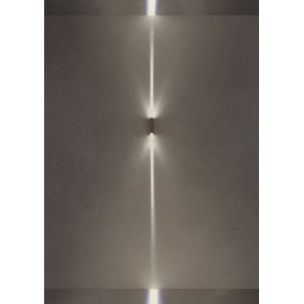 Redo 90424 - LED vägglampa för utomhusbruk ACE LED/5,84W/230V 4000K IP54 brun