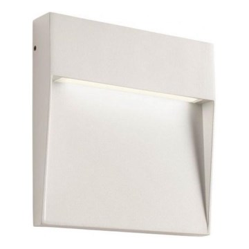 Redo 90478 - LED vägglampa för utomhusbruk LANDER LED/6W/230V IP54 vit