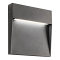 Redo 90479 - LED vägglampa för utomhusbruk LANDER LED/6W/230V IP54 antracit