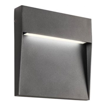 Redo 90479 - LED vägglampa för utomhusbruk LANDER LED/6W/230V IP54 antracit