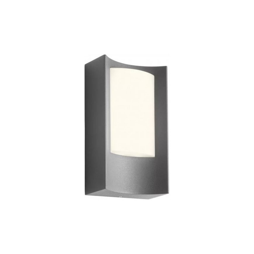 Redo 90483 - LED vägglampa för utomhusbruk WARP LED/8W/230V 3000K IP44 antracit
