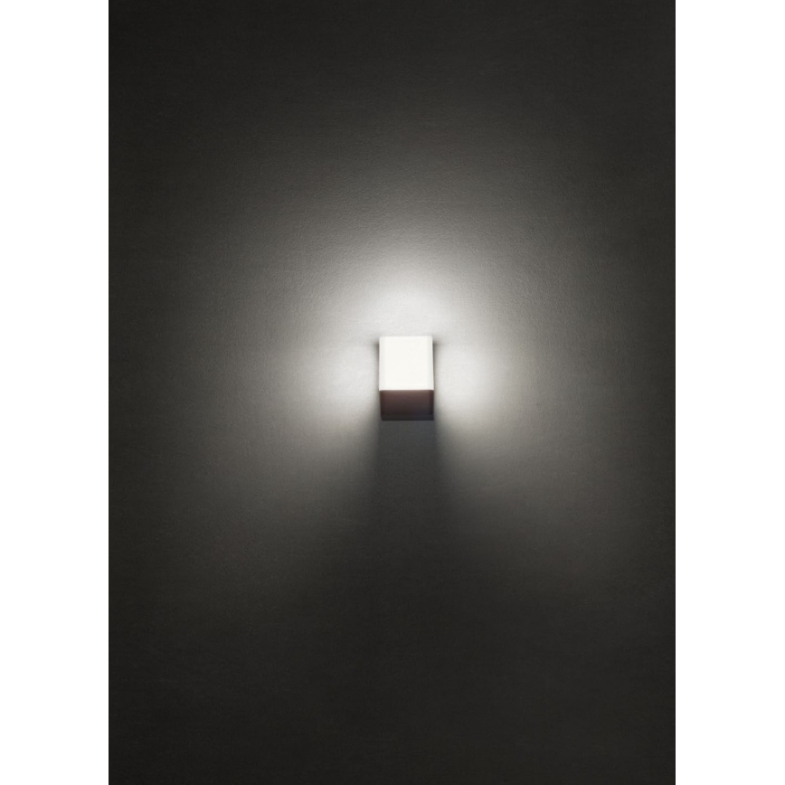 Redo 90489 - LED vägglampa för utomhusbruk TOK LED/9,4W/230V IP44 antracit
