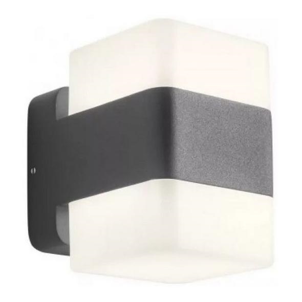 Redo 90492 - LED vägglampa för utomhusbruk TOK LED/14,8W/230V IP44 antracit