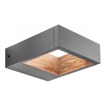 Redo 90508 - LED vägglampa för utomhusbruk WALD LED/10W/230V IP65 antracit