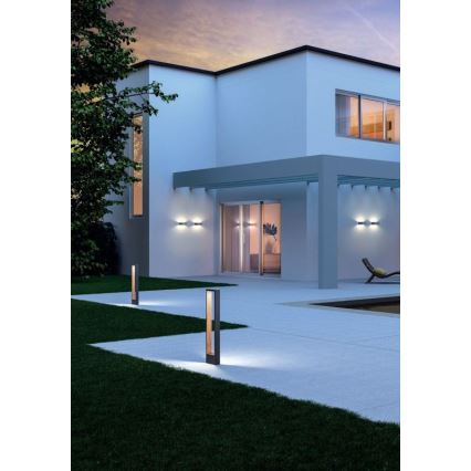 Redo 90508 - LED vägglampa för utomhusbruk WALD LED/10W/230V IP65 antracit