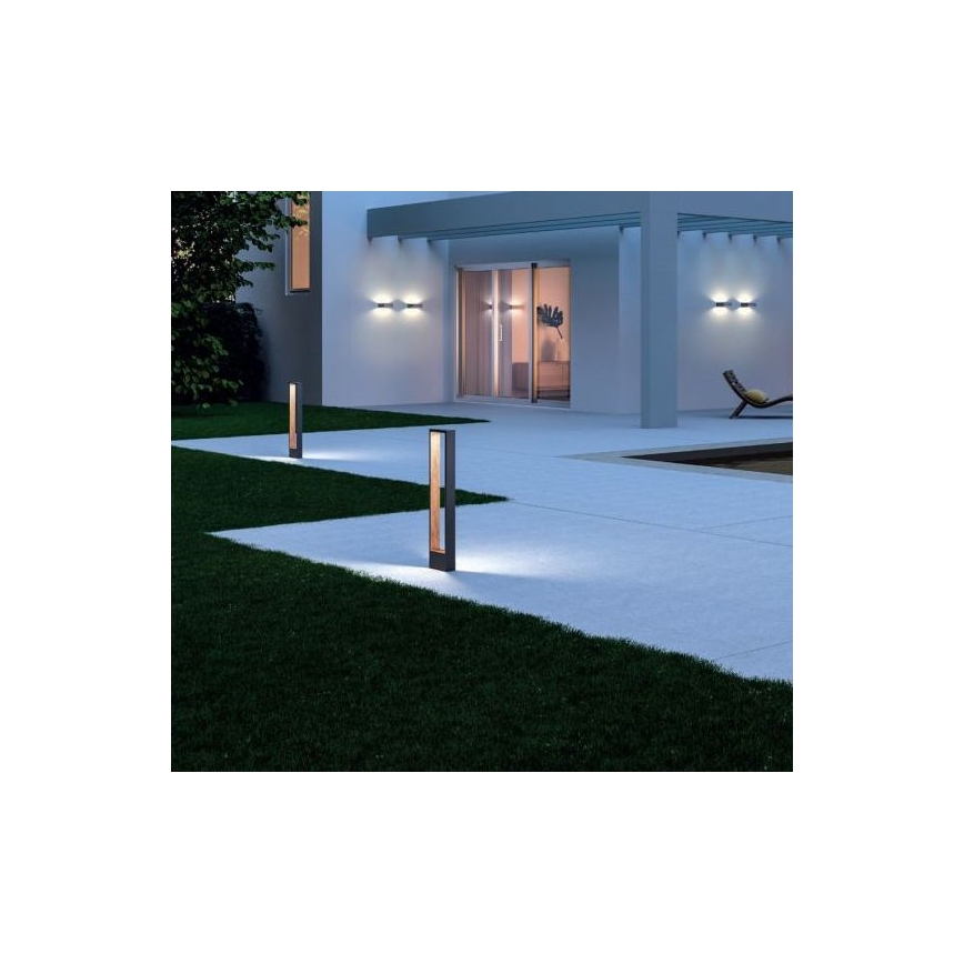 Redo 90509 - LED-lampa för utomhusbruk WALD LED/10W/230V IP65 antracit