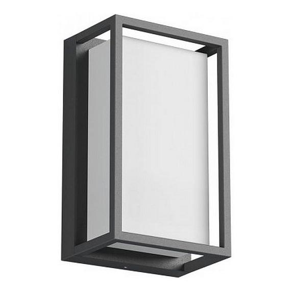 Redo 90533 - LED vägglampa för utomhusbruk QUADRIS LED/12W/230V IP54 antracit