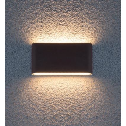 Redo 9054 - LED vägglampa för utomhusbruk POCKET LED/13W/230V IP54 antracit
