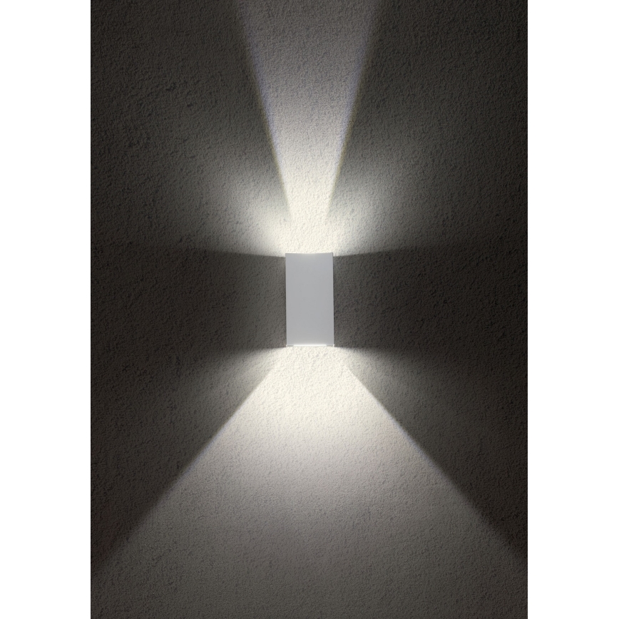 Redo 90552 - LED utomhusvägglampa VARY 2xLED/10W/230V 3000K IP54 vit