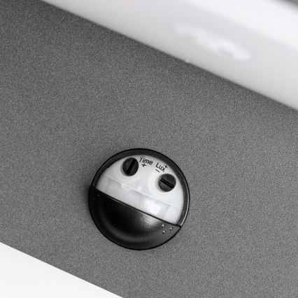 Redo 90587 - LED-utomhusvägglampa med sensor FLIP LED/20W/230V 3000K Ra 90 IP54 antracit