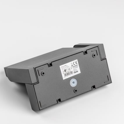 Redo 90587 - LED-utomhusvägglampa med sensor FLIP LED/20W/230V 3000K Ra 90 IP54 antracit