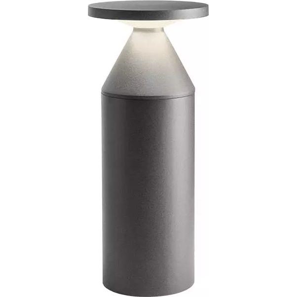 Redo 90589 - BIRO LED-utomhuslampa, 12 W, 230 V, 3000 K, 30 cm, Ra 90, IP65, antracit