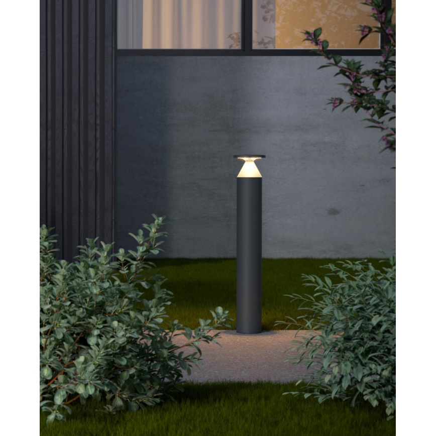 Redo 90591 - LED utomhuslampa BIRO LED/12W/230V 3000K 70 cm CRI 90 IP65 antracit