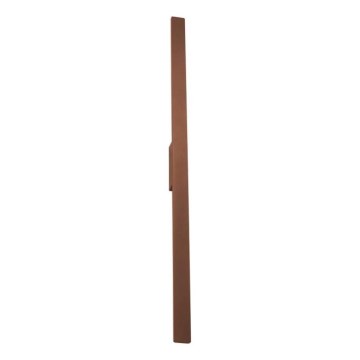 Redo 90624 - LED vägglampa för utomhusbruk REFLEXA LED/24W/230V 3000K 144 cm IP54 brun