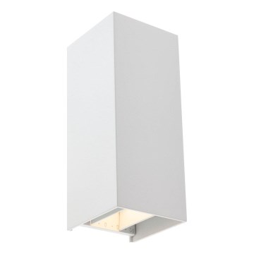 Redo 90635 - LED vägglampa för utomhusbruk SONNY 2xLED/5W/230V 2200/3000/4000K IP54 vit