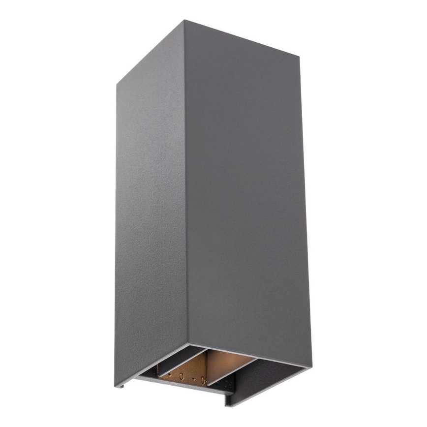 Redo 90636 - LED vägglampa för utomhusbruk SONNY 2xLED/5W/230V 2200/3000/4000K IP54 antracit