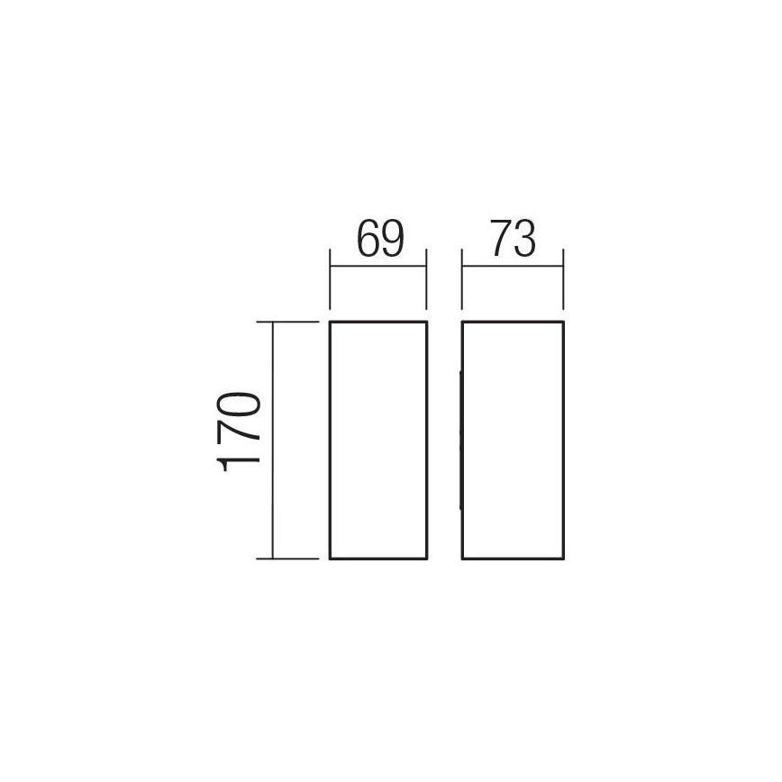 Redo 90637 - LED vägglampa för utomhusbruk SONNY 2xLED/5W/230V 2200/3000/4000K IP54 brun