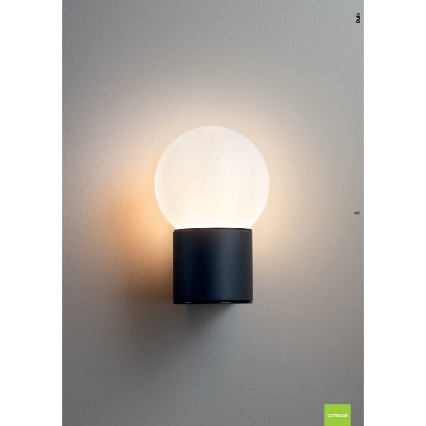 Redo 90640 - Vägglampa för utomhusbruk BULK 1xE27/28W/230V IP44 antracit