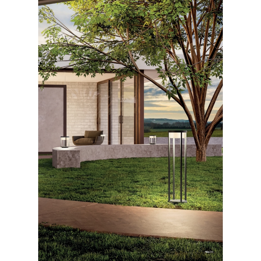 Redo 90676 - MAX utomhuslampa LED/15W/230V 2700K 80 cm IP65 antracit