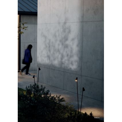 Redo 90713 - Utomhuslampa NIVALIS 2xLED/6,9W/230V 3000K 110 cm IP65 grön