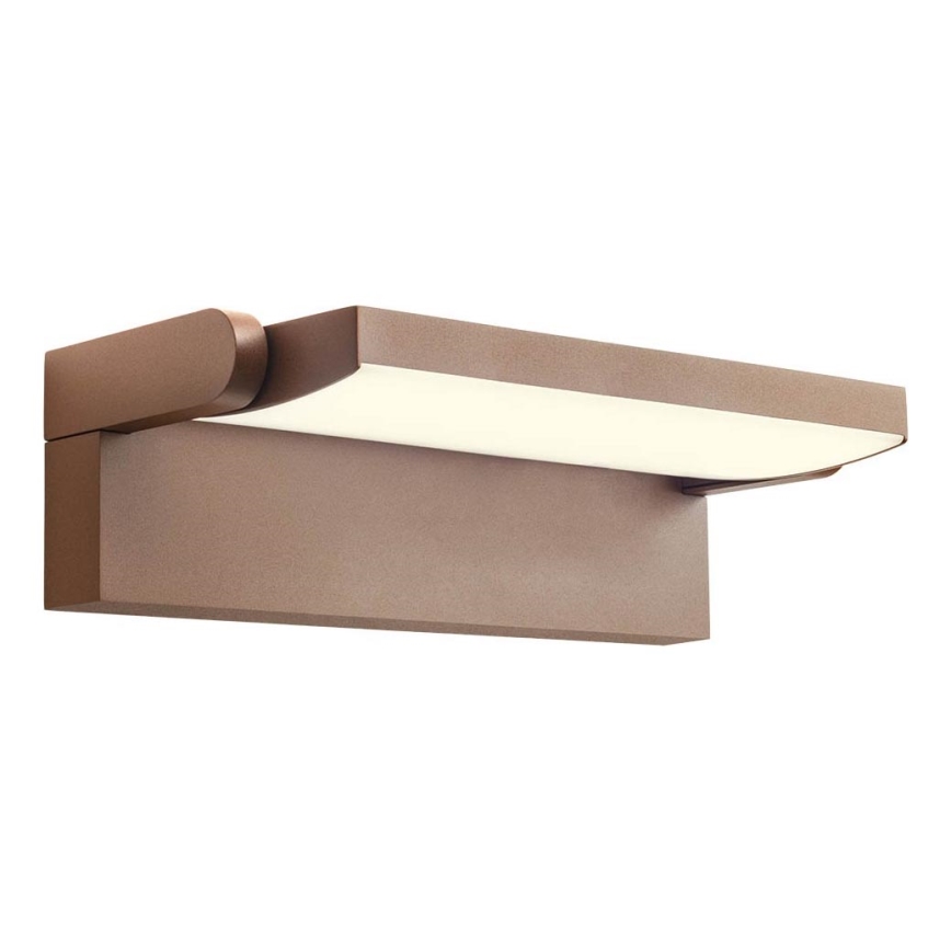 Redo 90716 - LED utomhus väggarmatur FLIP LED/40W/230V 3000/4000/5000K CRI 90 IP54 brun