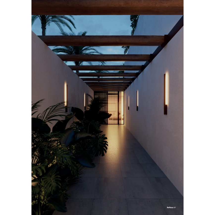 Redo 90870 - LED utomhusväggarmatur REFLEXA LED/6W/230V 3000K CRI 90 IP54 antracit