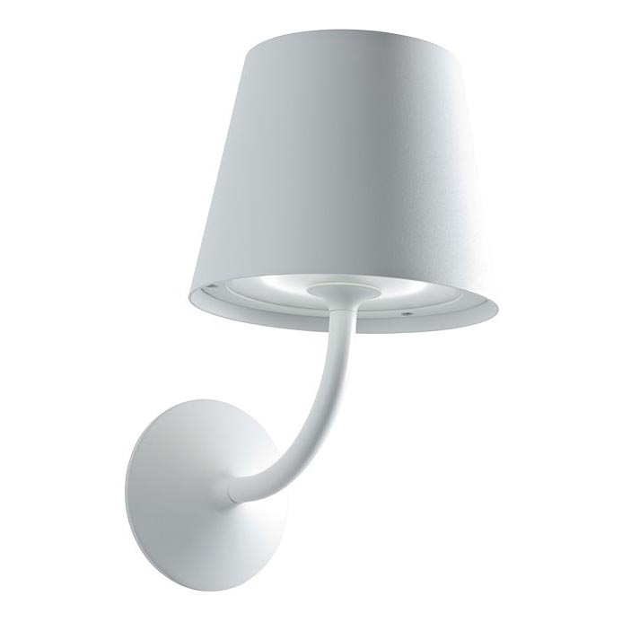 Redo 9124 - LED utomhus vägglampa GIORGIO LED/7W/230V IP65 vit