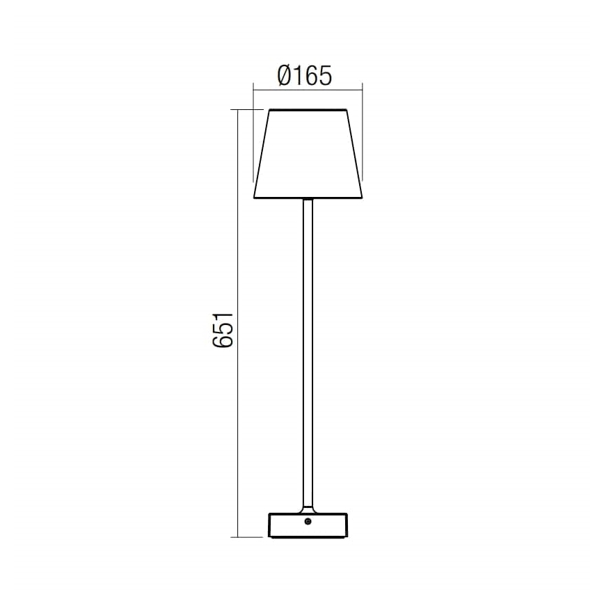 Redo 9127 - LED-lampa för utomhusbruk GIORGIO LED/7W/230V IP65 svart