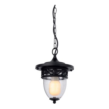 Redo 9399 - Utomhuslampa på kedja BASEL 1xE27/42W/230V IP44 svart