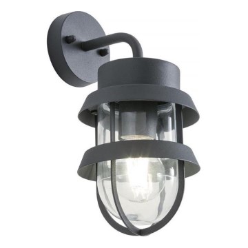 Redo 9498 - Vägglampa för utomhusbruk CLAUT 1xE27/42W/230V IP44 antracit