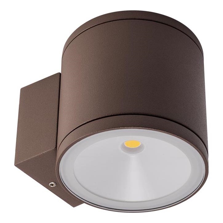 Redo 9596 - LED utomhusvägglampa ETA LED/6W/230V 3000K IP54 brun