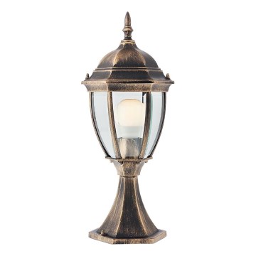 Redo 9606 - Utomhuslampa SEVILLA 1xE27/42W/230V IP44 guld/patina