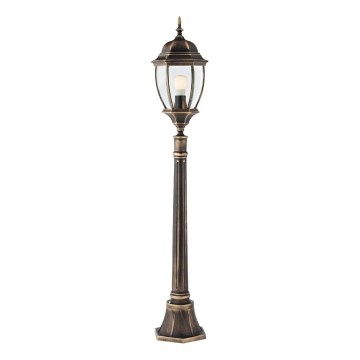 Redo 9608 - Utomhuslampa SEVILLA 1xE27/42W/230V IP44 guld/patina