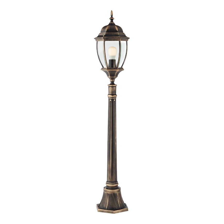 Redo 9608 - Utomhuslampa SEVILLA 1xE27/42W/230V IP44 guld/patina