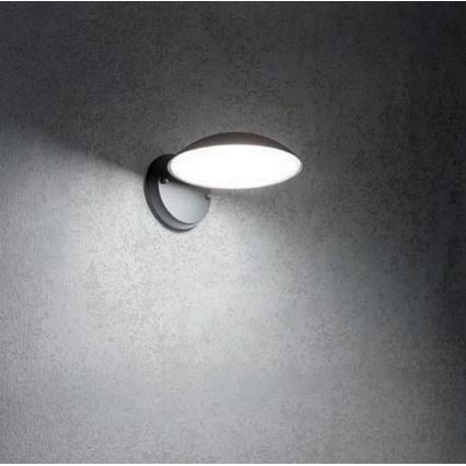 Redo 9617 - LED utomhus vägglampa CAPP LED/12W/230V IP54 antracit