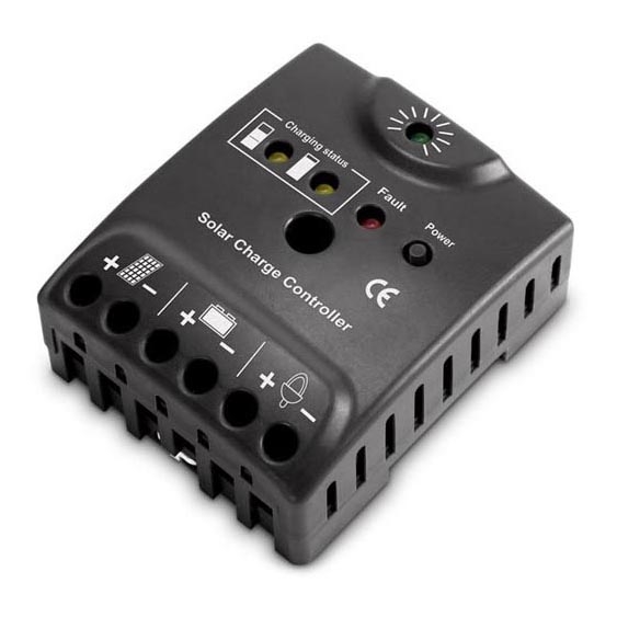 Regulator för solladdning 10A 12/24V