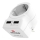 Reseadapter för Storbritannien 230V + 2x USB-uttag