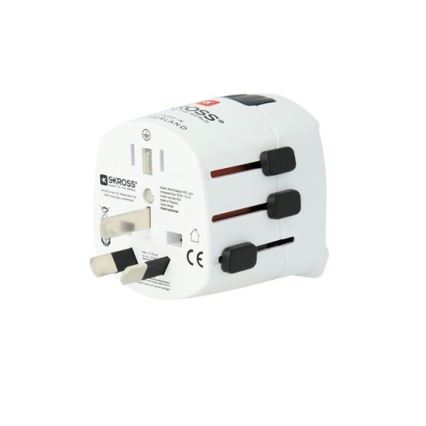 Reseadapter för UK, USA, Australien och Kina 230V