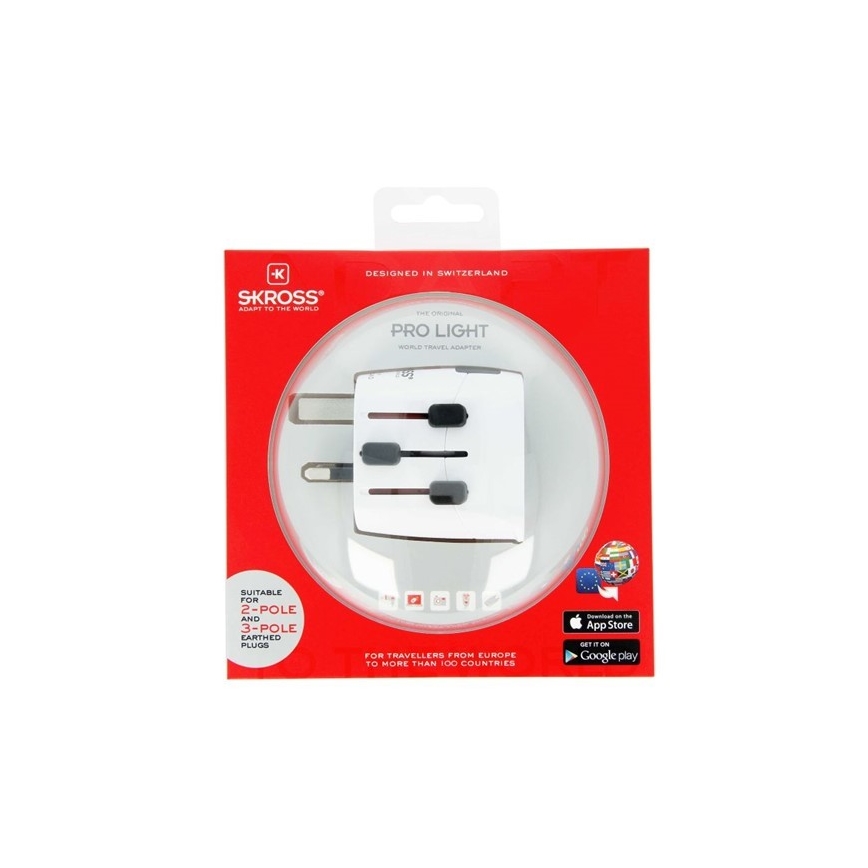 Reseadapter för UK, USA, Australien och Kina 230V
