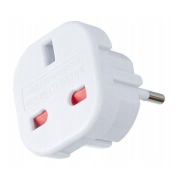 Reseadapter från UK till EU-uttag