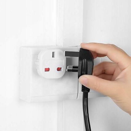 Reseadapter UK/EU 230V vit