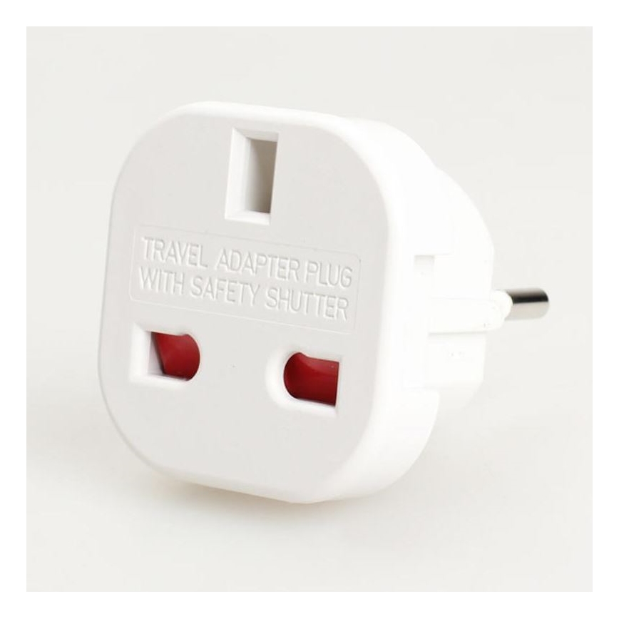 Reseadapter från UK till EU-uttag