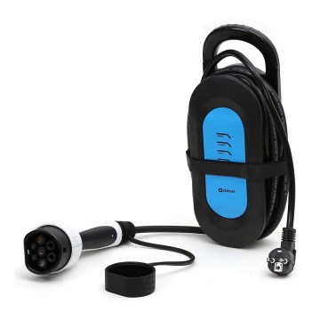 Reseladdningsstation för elbilar av typ 2 EV/PHEV SCHUKO 16A 3,7kW 5m