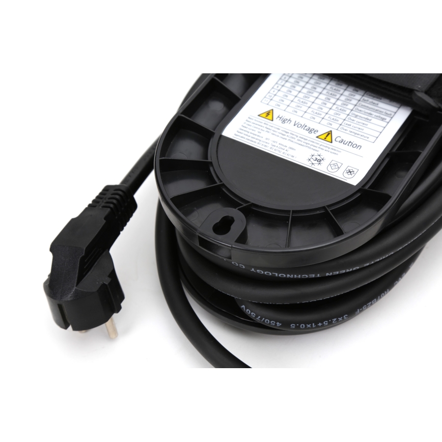 Reseladdningsstation för elbilar av typ 2 EV/PHEV SCHUKO 16A 3,7kW 5m