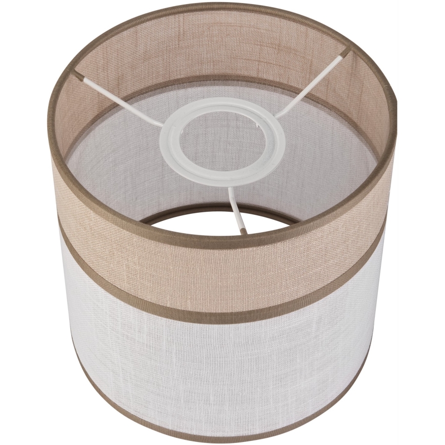 Reservdelsskärm för taklampa, bordslampa och vägglampa ANDREA E27 Ø 16 cm beige/grå