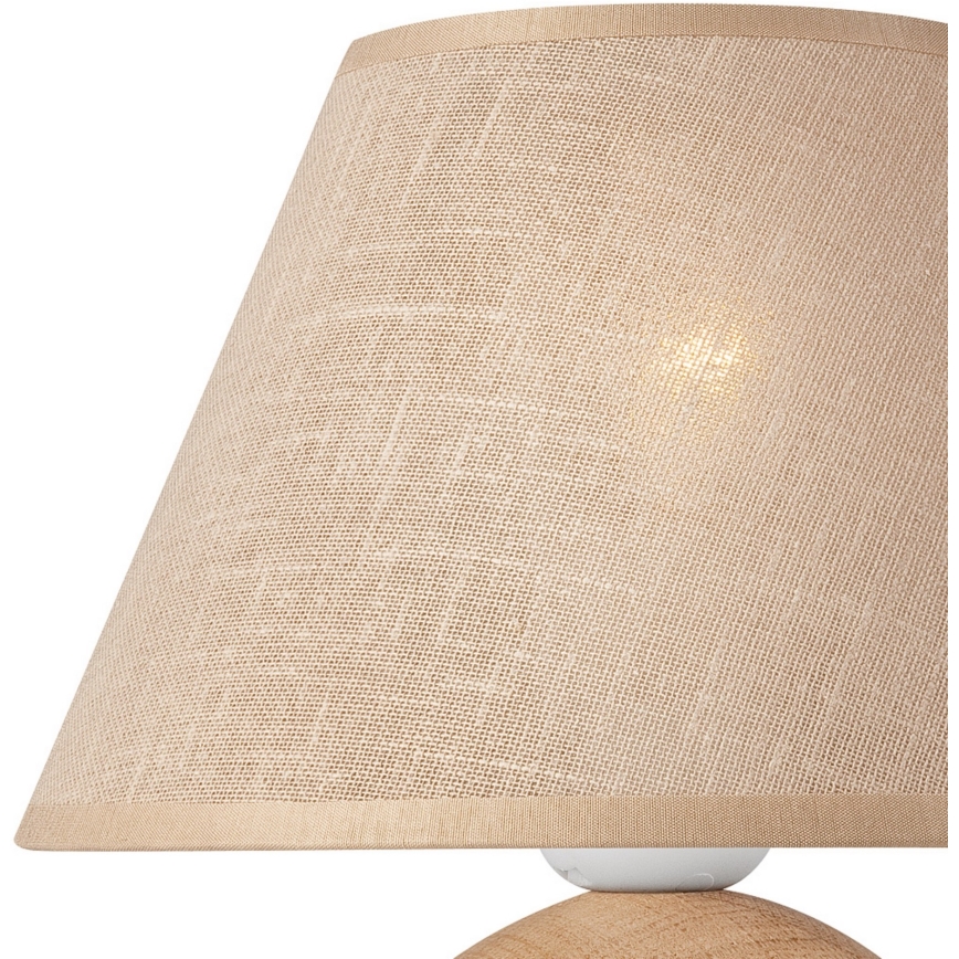 Reservdelsskärm till bordslampa JUTA E27 Ø 19 cm beige